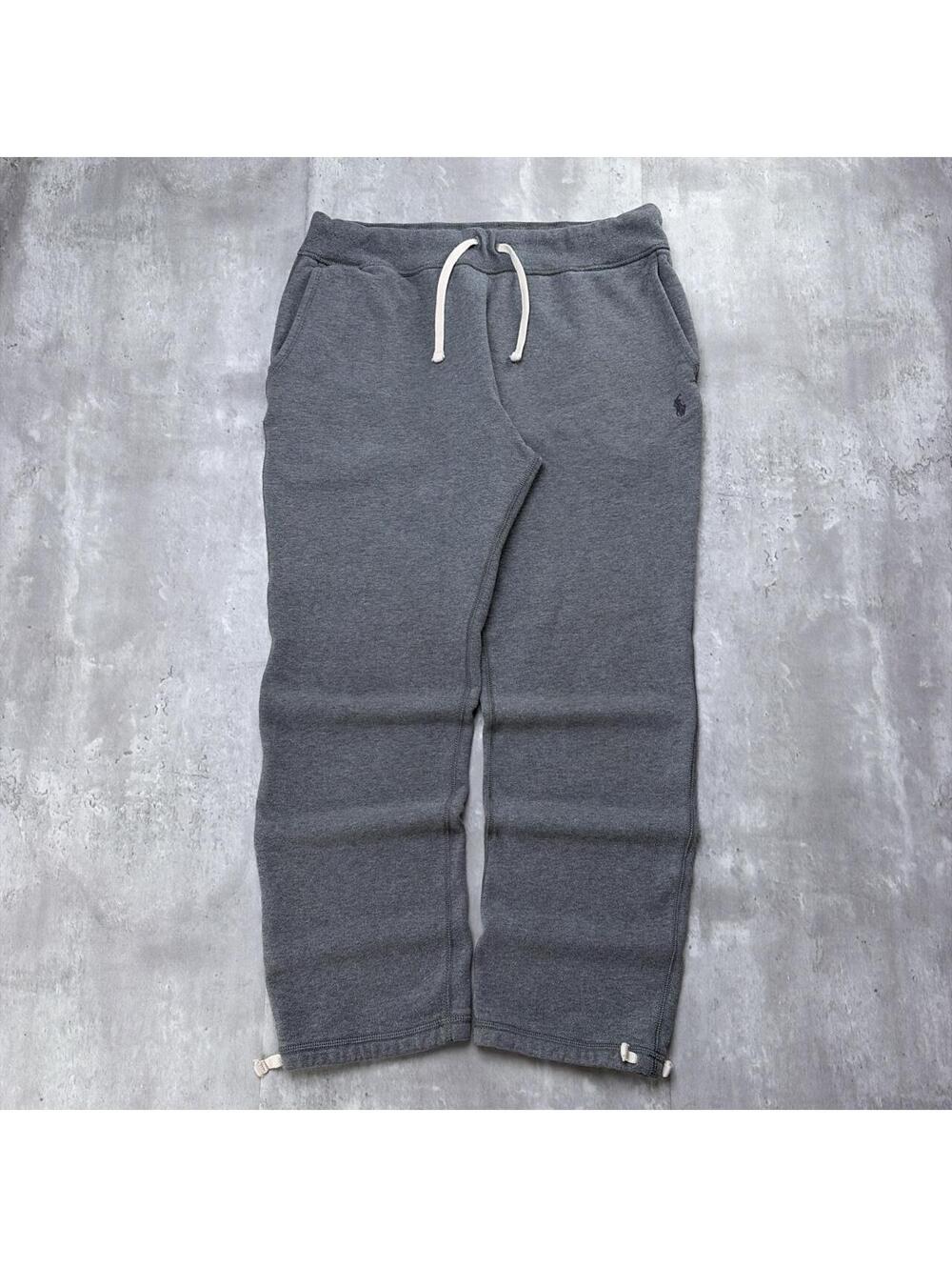 Y2K Gray Polo Ralph Lauren Grunge Loose Skater Sweatpants
